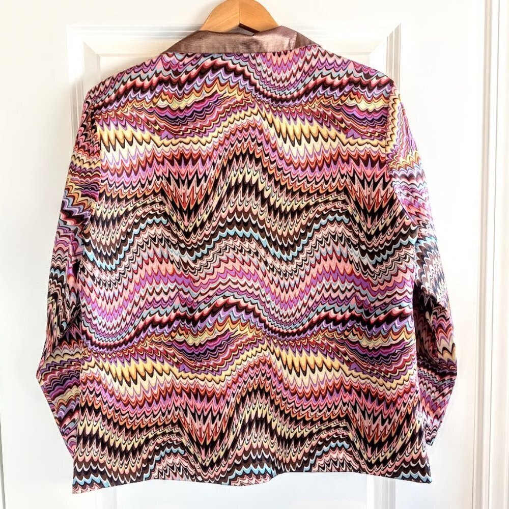 Patchington Multicolor Mod Print Open Blazer - image 3